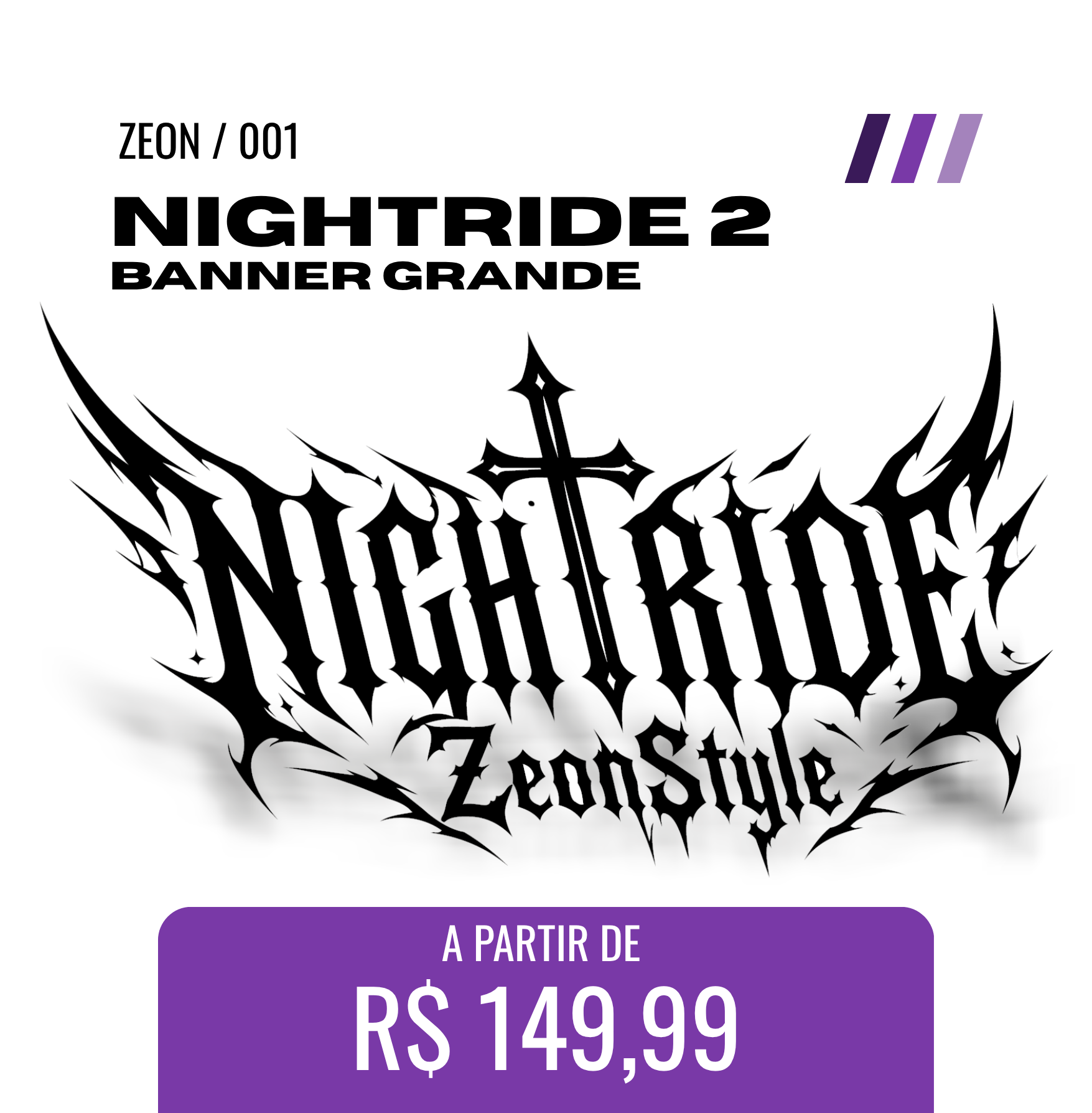 ADESIVO GRANDE - NightRide 2