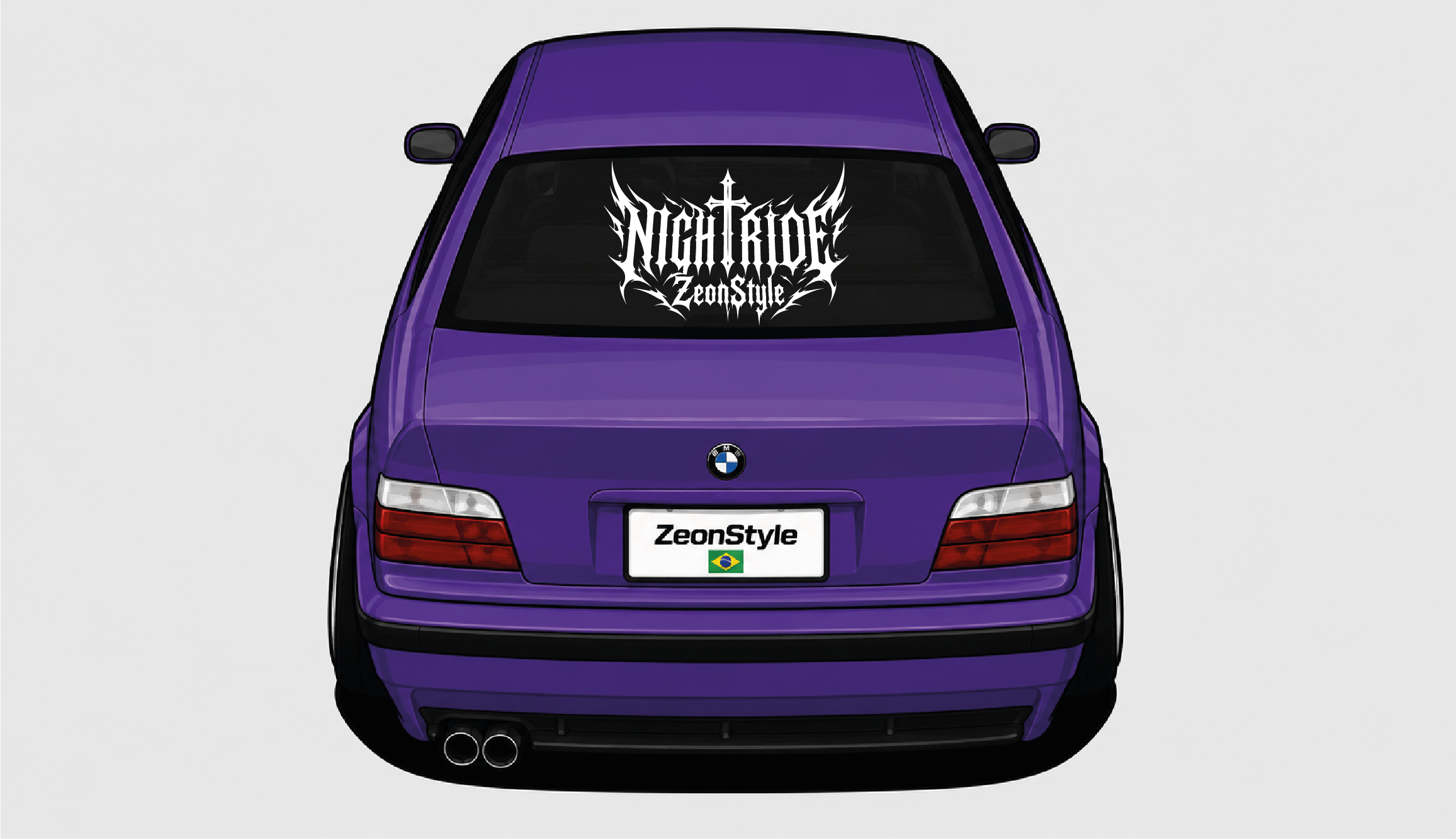 ADESIVO GRANDE - NightRide 2