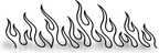 ADESIVO GRANDE - Flames