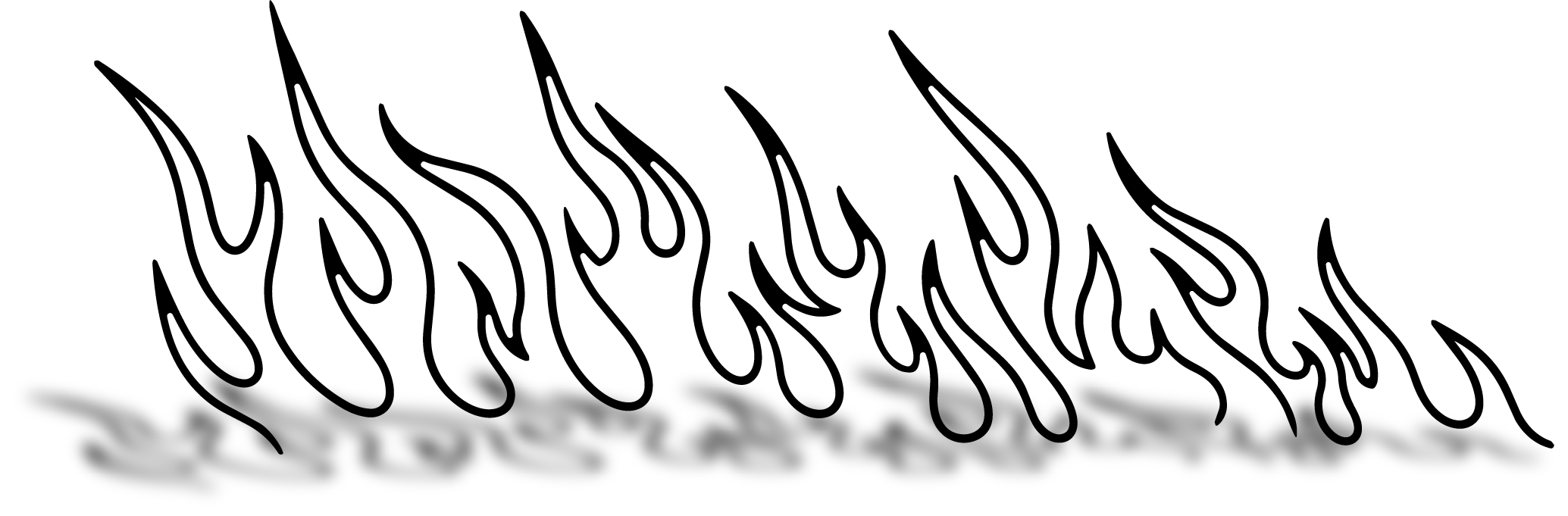 ADESIVO GRANDE - Flames 2